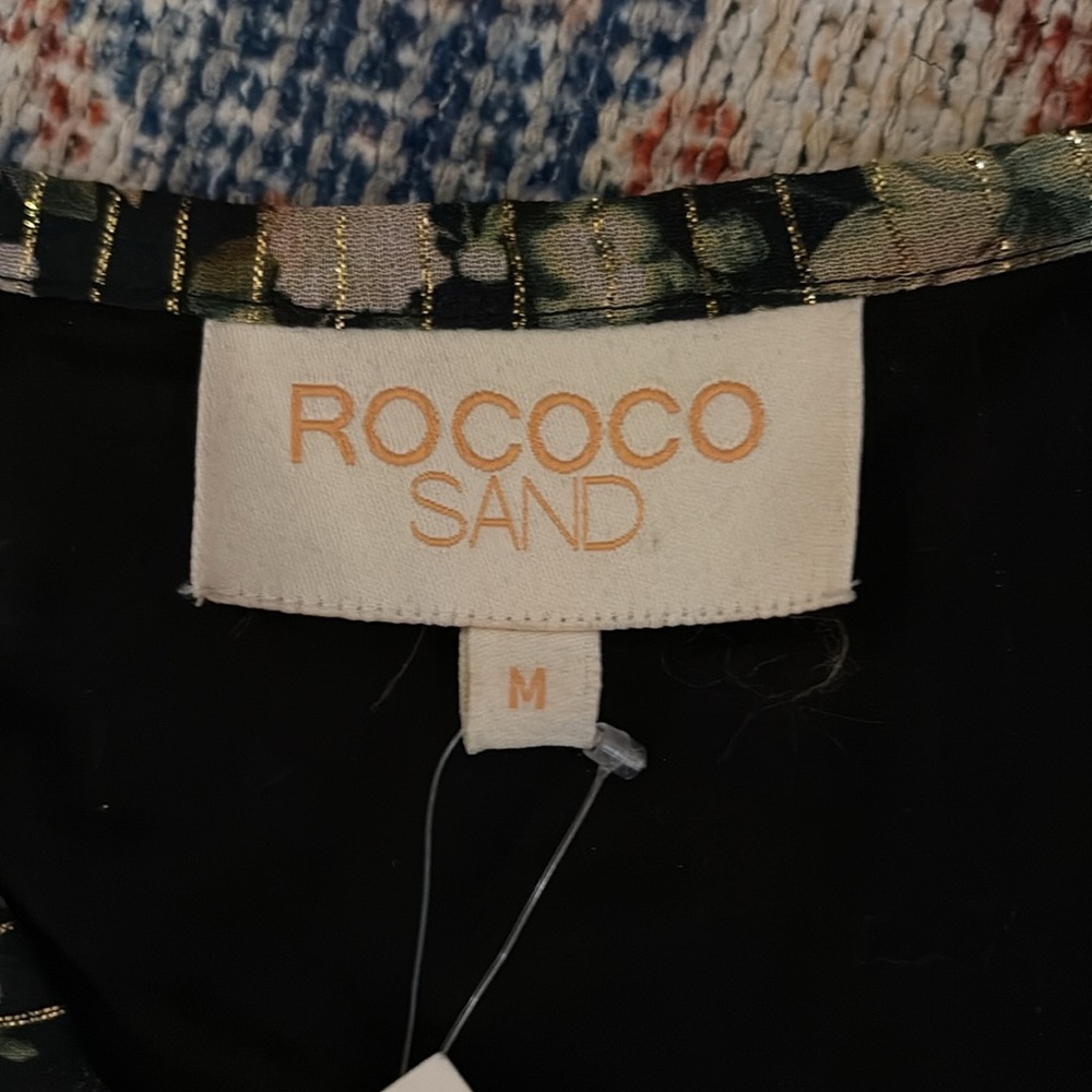 Rococo Sand Flora Hi Low Maxi Dress in Green Floral Print SZ M NWT - Picture 5 of 8